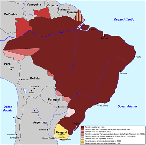 Incorporación del territorio de brasil