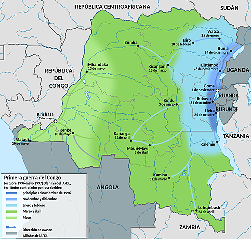 La primera guerra del Congo