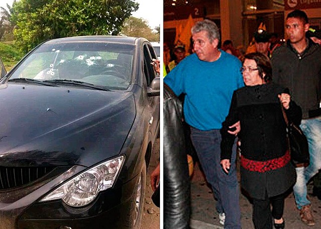 Atentado a Aida Avella.