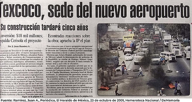 Cancelación del aeropuerto