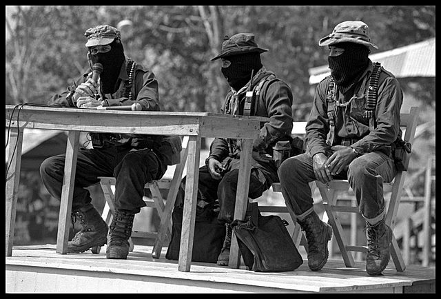 Militarización de zonas indígenas.