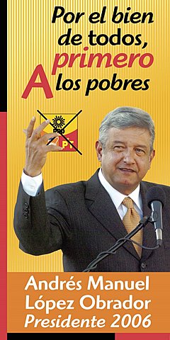 AMLO busca candidatura presidencial