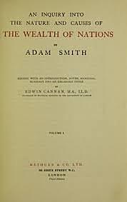 la obra de Adam Smith Wealth of Nations