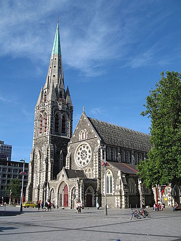 Se empezó a construir la Catedral de Christchurch