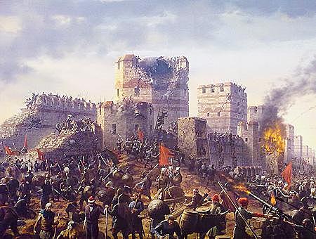 Antecedentes, la caída de Constantinopla