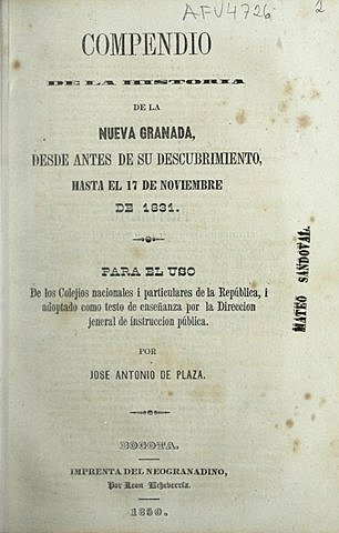 1831 Noviembre 17. Expedida Ley Fundamental del Estado de la Nueva Granada.
