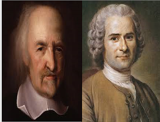 EL INDIVIDUALISMO, Jean Jacques Rousseau y Thomas Hobbes