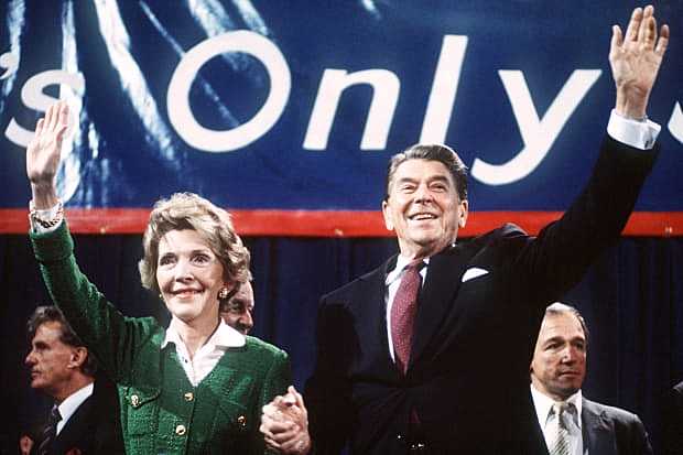 Reagan wins Re-Election Campaign