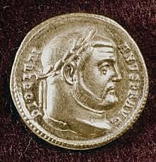 Empire divided into West and East under the rule of Emperor Diocletian