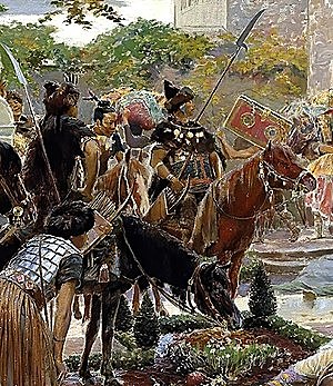 Huns start to invade Rome