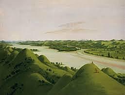 HERMOSOS ACANTILADOS DE LA PRADERA EN LO ALTO DE LA TIERRA DE LOS PONCAS, 1,050 MILLAS SOBRE SAN LUIS