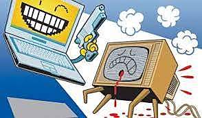 Internet supera a la televisión