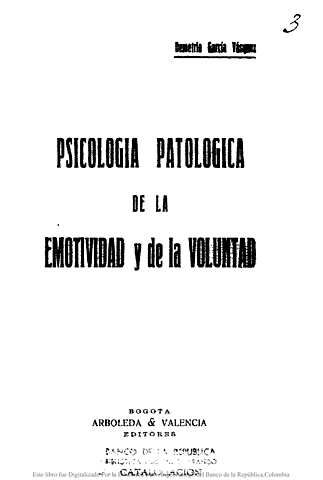 Demetrio García Vásquez,  / Colombia / Aportación original