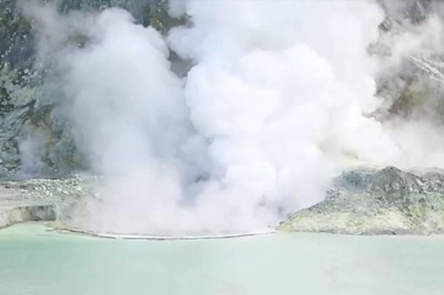 small, geyser-like explosions