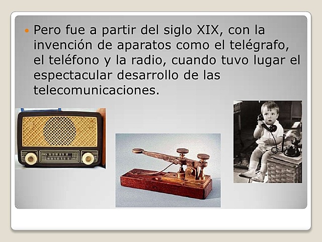 nace el concepto de comunicación a largar distancia