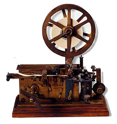 Telégrafo eléctrico, 1850