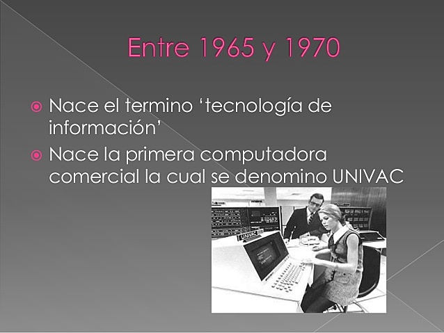 nace el termino " tecnología  de información"