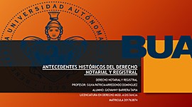 Timeline: ANTECEDENTES HISTÓRICOS DEL DERECHO NOTARIAL