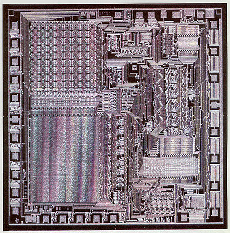 Single Chip integrated Circuit Computer Architecture