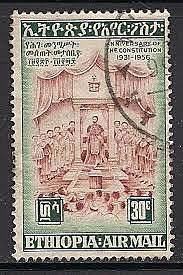 Se firma la Primera Constitucion de Etiopía por el emperador Haile Selassie
