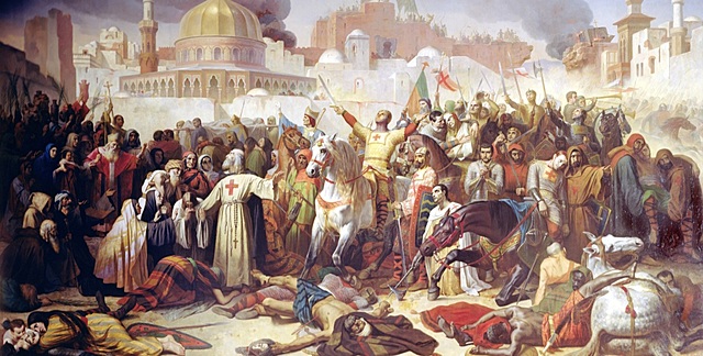 I crociati conquistano Gerusalemme
