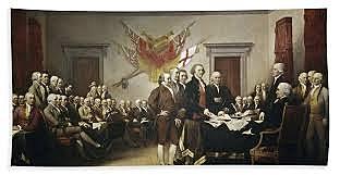 The Declaration of Independence is signed