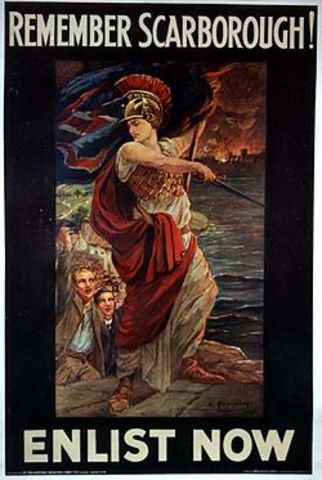 Mainland Britain bombed - Scarborough