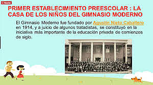 Creación de La casa de los niños del gimnasio moderno