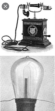 The Invention of the Electric Light, Telephone, and Airplane