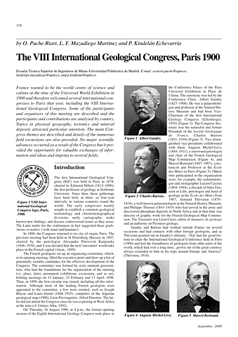 First international geological congress