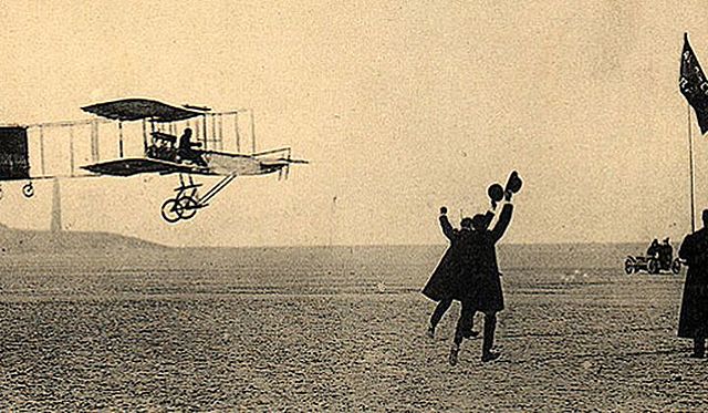 The invention of the airplane