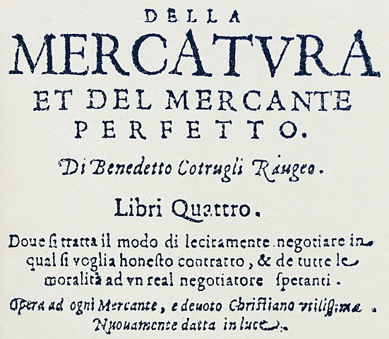 Bennedetto Cotrugli Rangeo