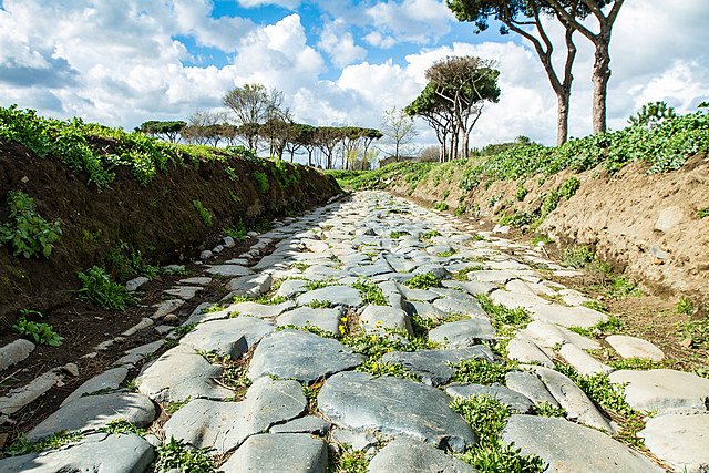 Construcción de la Vía Latina