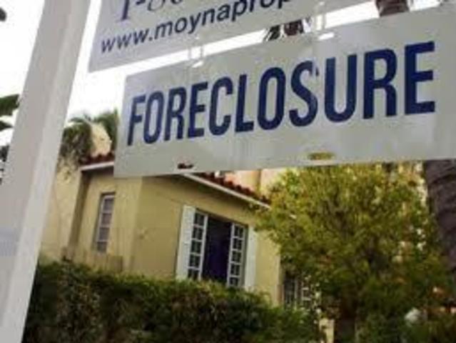 foreclosures