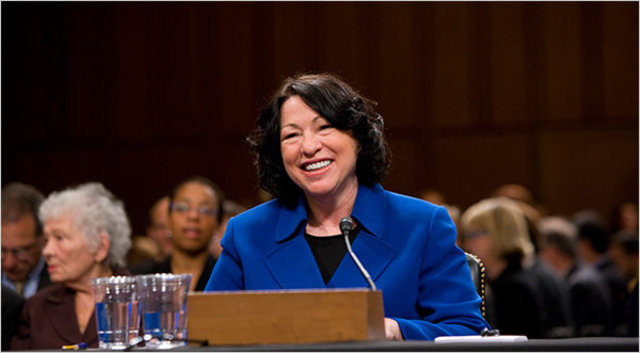The first Latina justice Sotomayor