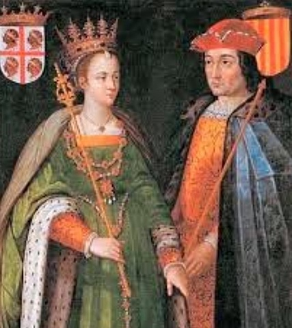 Isabella di Castiglia e Ferdinando d'Aragona si sposano