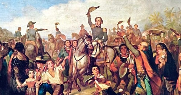 1822- Proclamação da independência do Brasil e coroação de D.Pedro