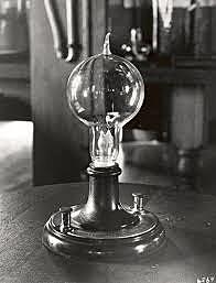 The invention of the electric light