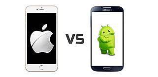 Iphone y Android en el mercado.