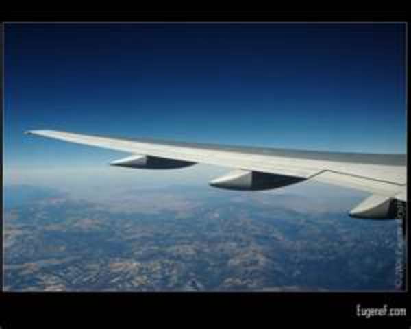 My first Ride on a Plane