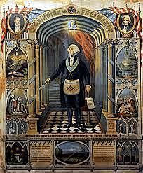 George Washington receives Entered Apprentice degree