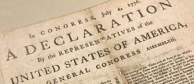(6) The Declaration of Independence