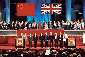 Vuelve hong kong a China