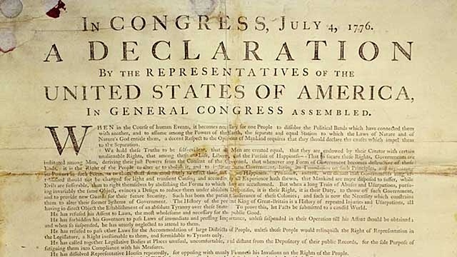 The Declaration of Independence