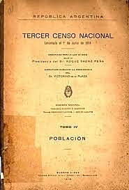 3° Censo Nacional de 1914
