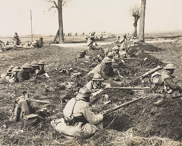 Germans launch offensive in the West.