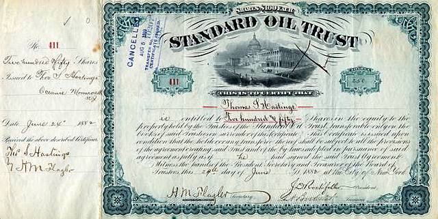The Organization of Standard Oil Trust