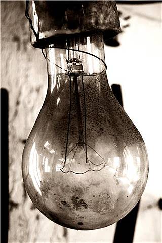 The invention of the electric light