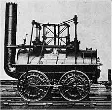 Se inventa el ferrocarril.