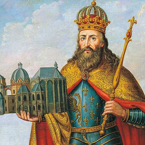 Charlemagne, the Emperor of Romans (800 AD)